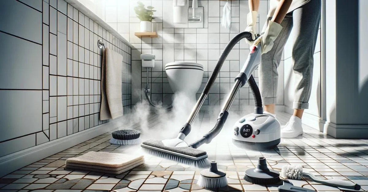Steam Cleaner for Bathroom Tiles and Grout